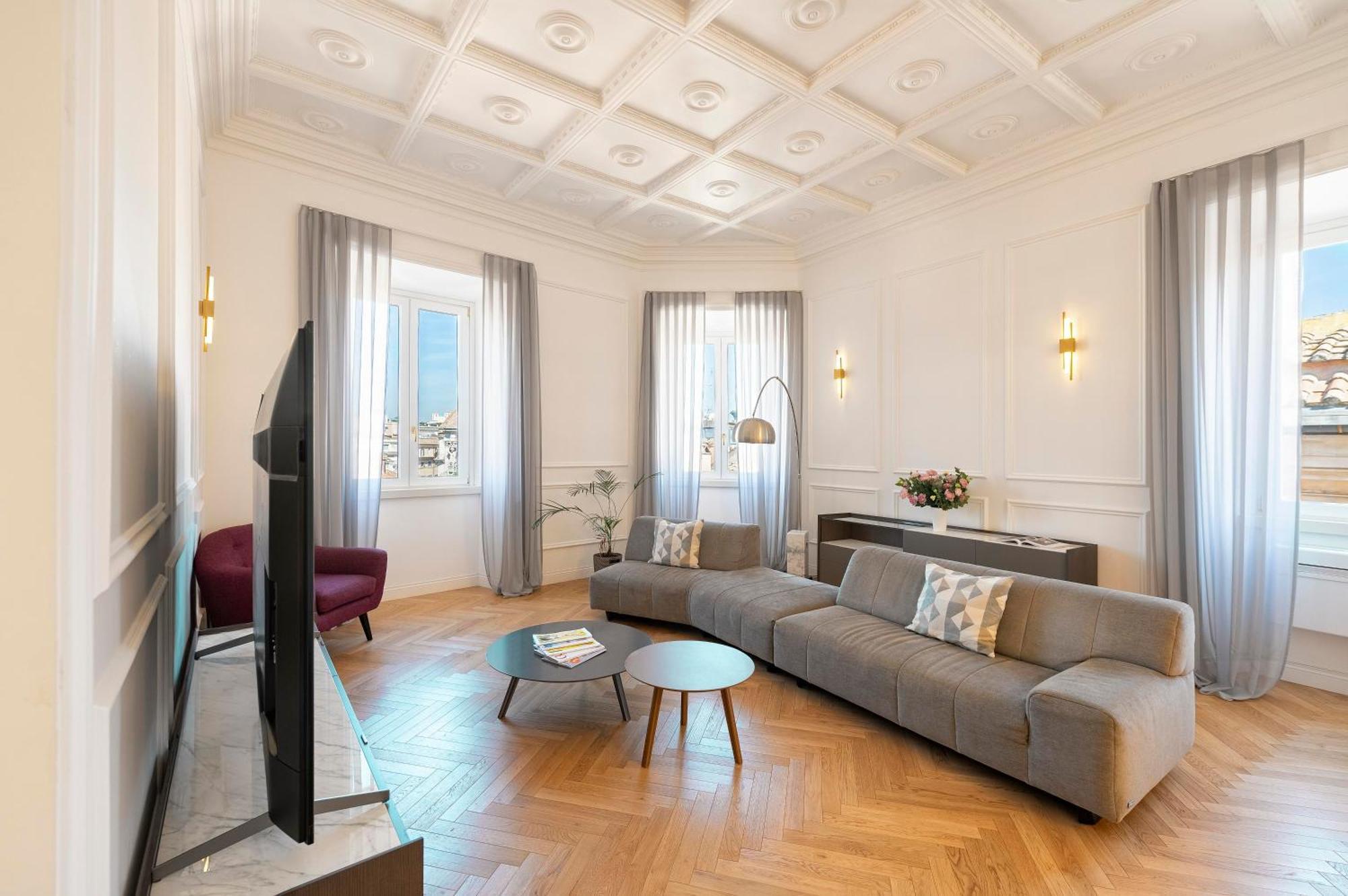 Sjr Luxury Apartment Trevi Fountain Рим Экстерьер фото
